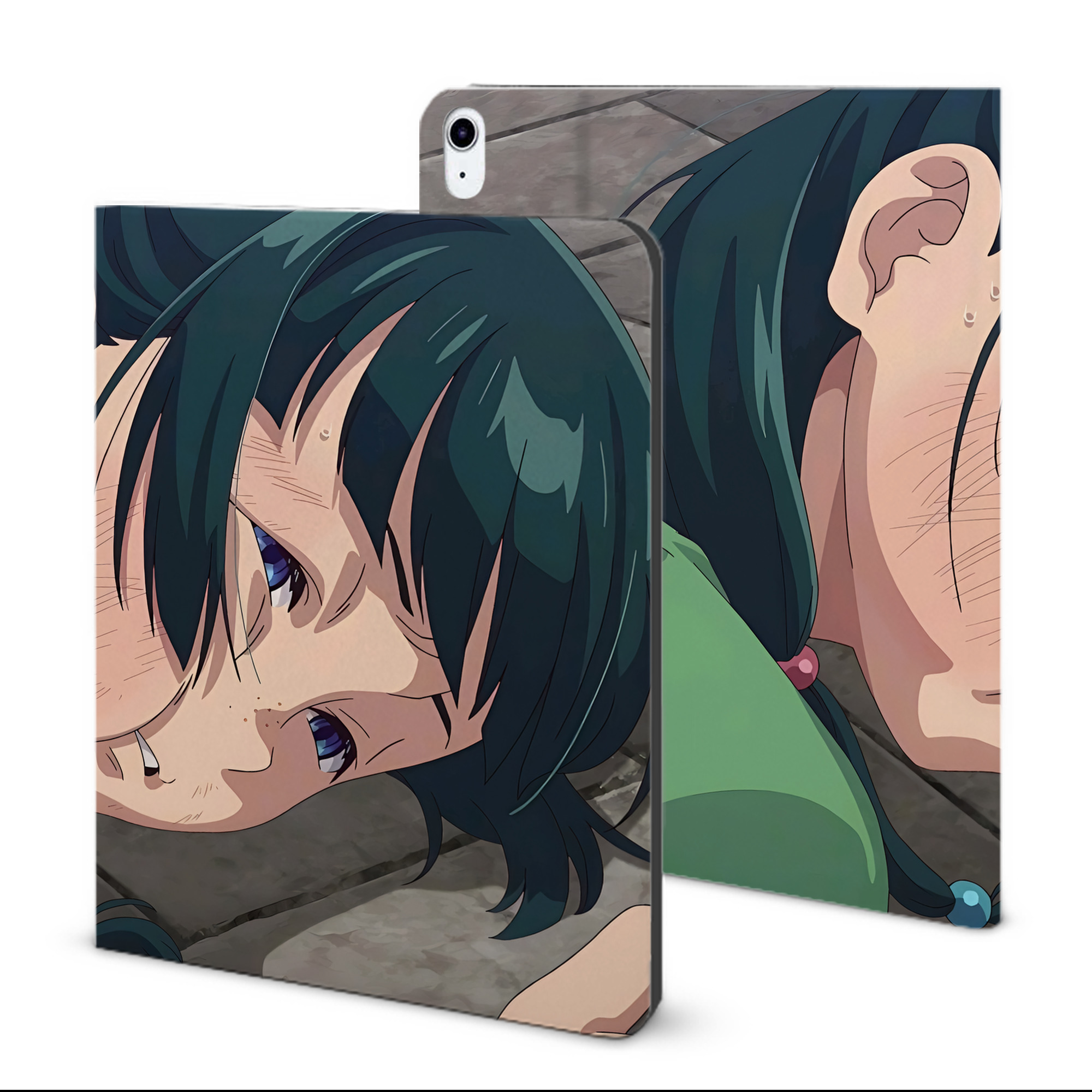 （画像用） 薬屋のひとりごと The Apothecary Diaries IPad ケース ブック型 PUレザー TPU 耐衝撃 軽量 薄型 ペン収納なし 全面保護 IPad 各モデル対応